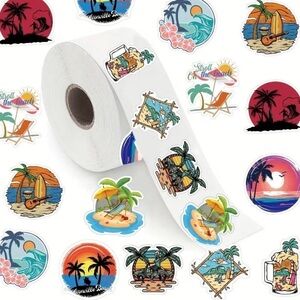 40 Tropical Stickers!
